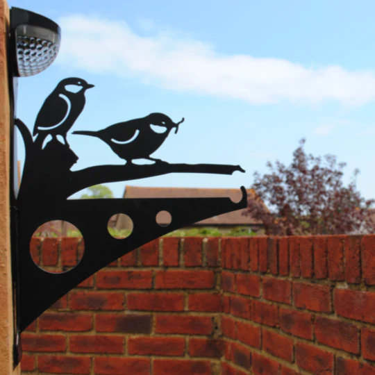 Solar Birds Garden Hanging Basket Bracket - Large - Image 8