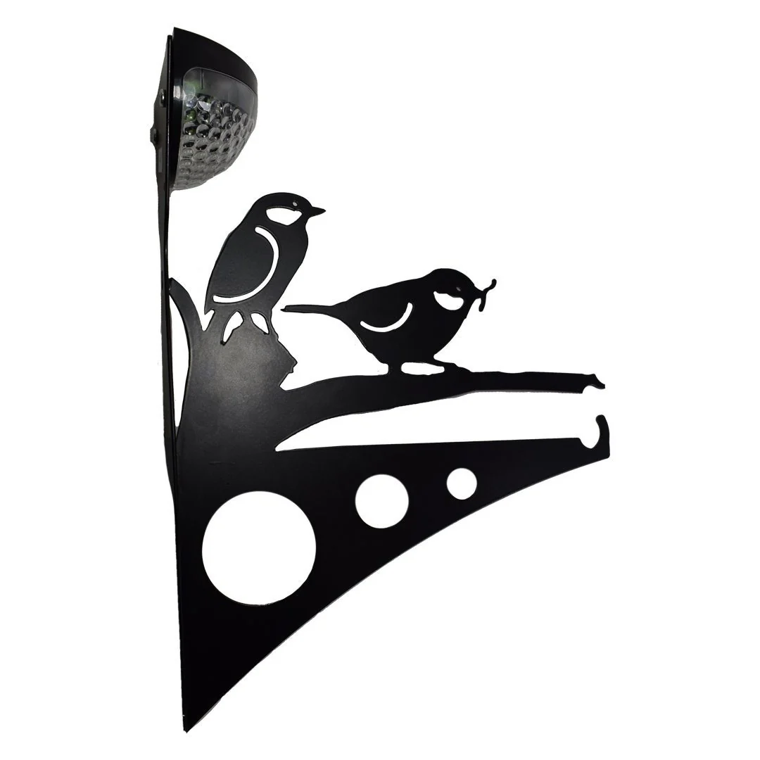 Solar Birds Garden Hanging Basket Bracket - Large - Image 9