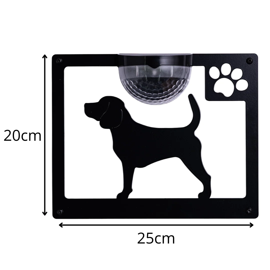 Beagle Dog Solar Light Wall Plaque - Image 10