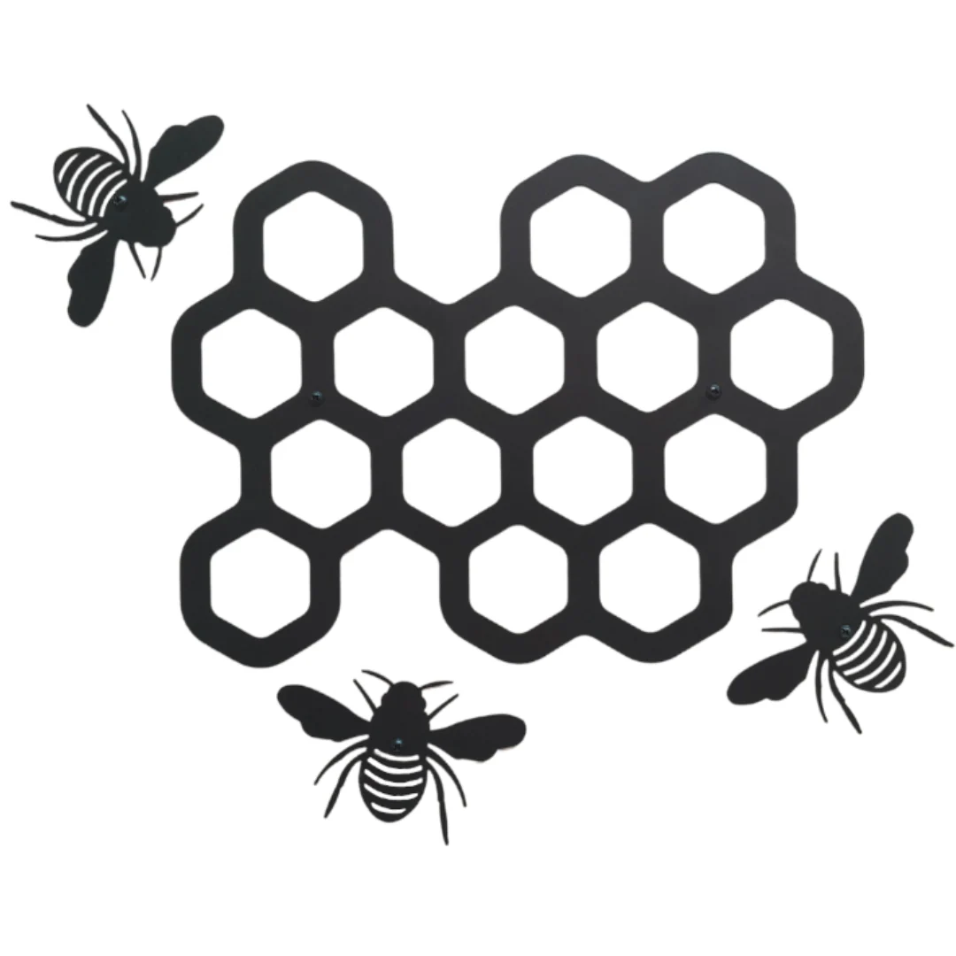 Bee Hive With 3 Bees Wall Art - Image 7