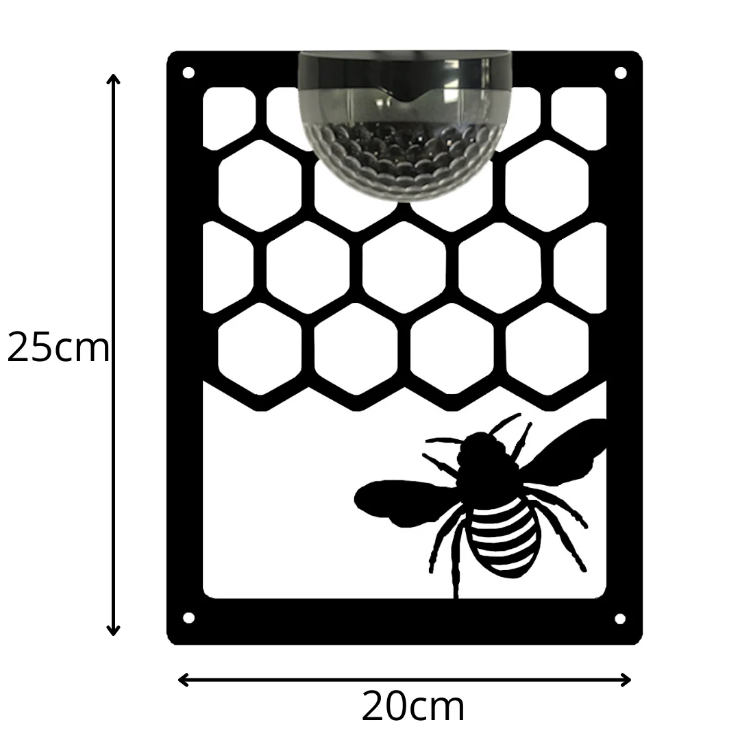 Bee hive Solar Light Wall Plaque - Image 11