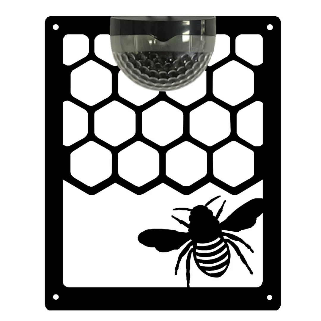Bee hive Solar Light Wall Plaque - Image 12