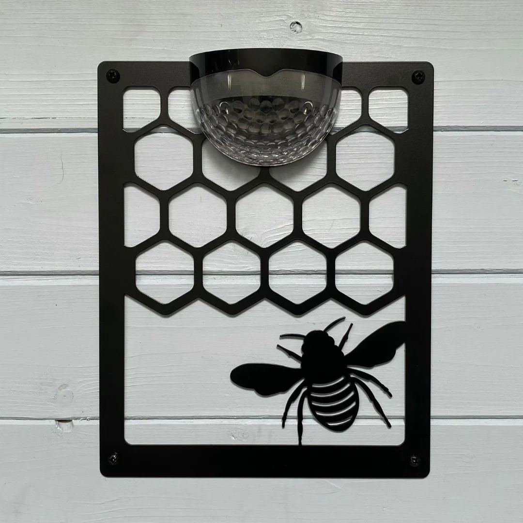 Bee hive Solar Light Wall Plaque - Image 4
