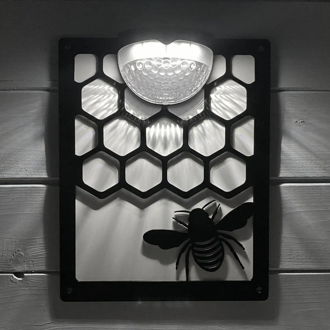 Bee hive Solar Light Wall Plaque - Image 7