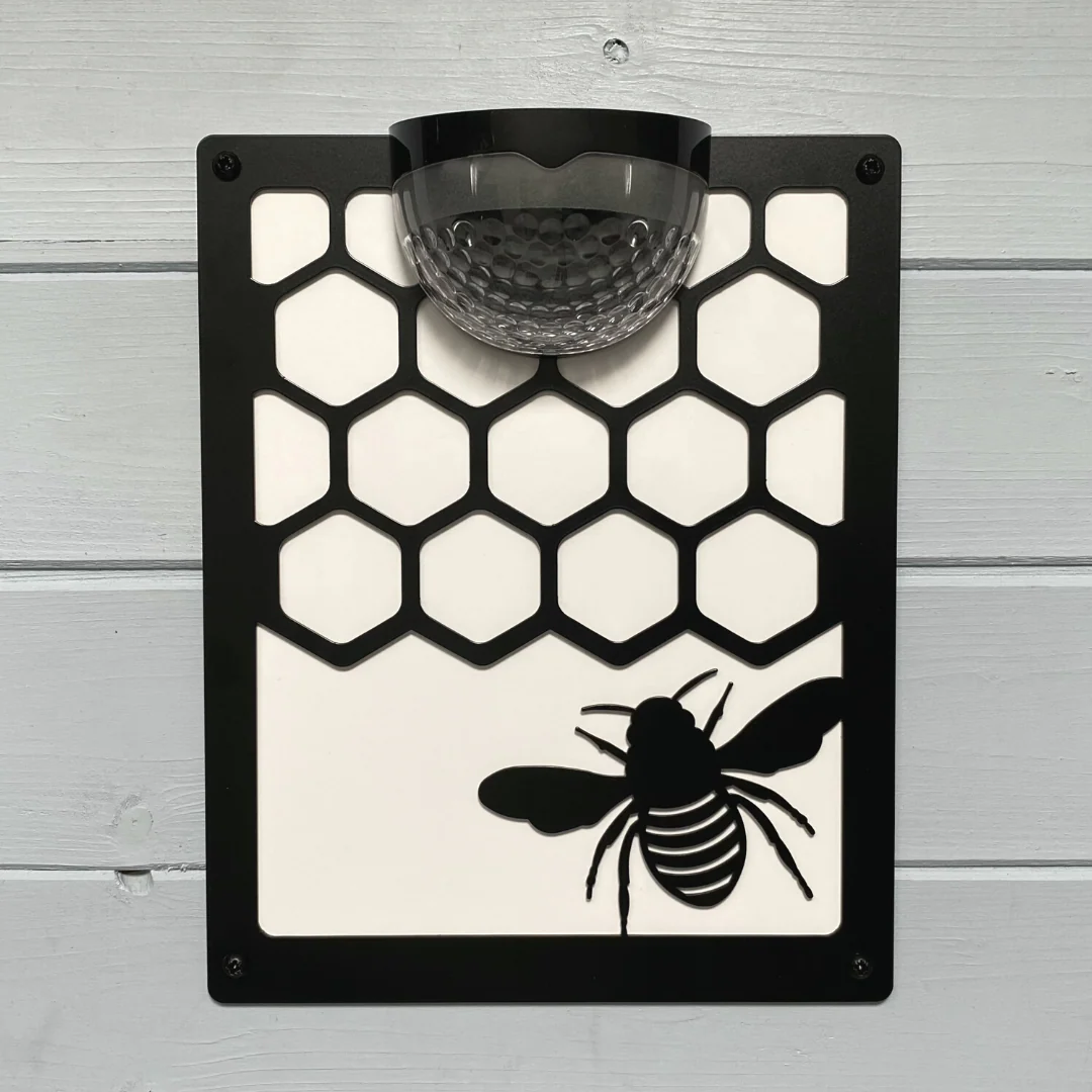 Bee hive Solar Light Wall Plaque - Image 8