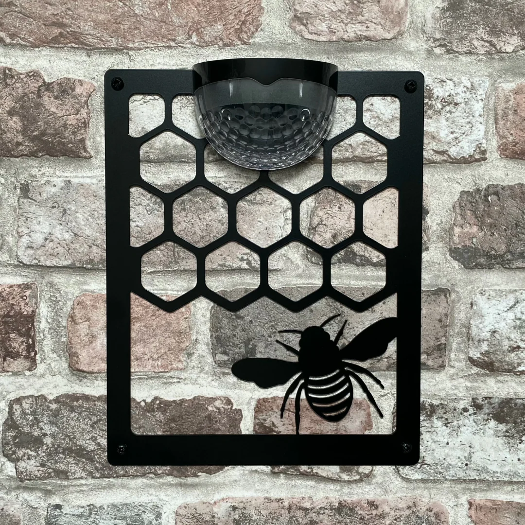Bee hive Solar Light Wall Plaque - Image 9