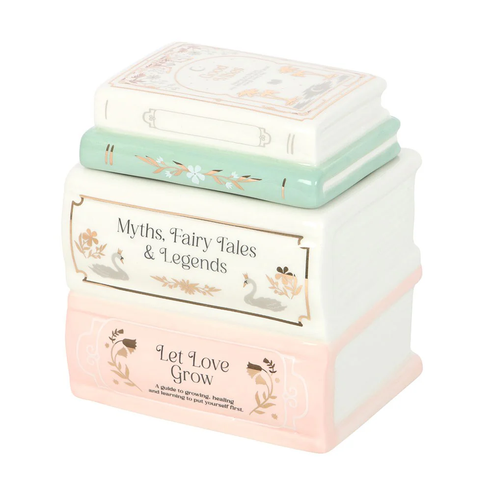 Book Stack Oil Burner and Wax Warmer - Image 3