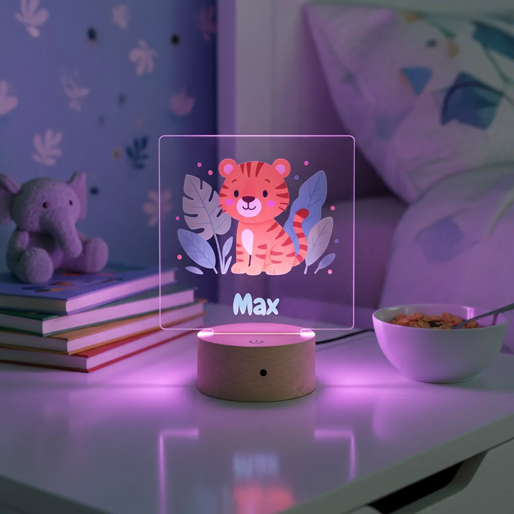 Boys' LED Night Light (3 Personalised Designs to Choose From) - Image 11