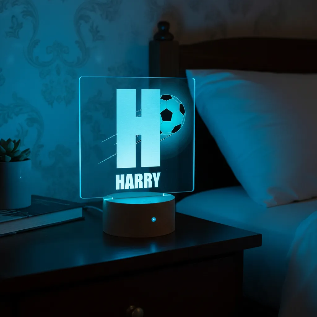 Boys' LED Night Light (3 Personalised Designs to Choose From) - Image 14