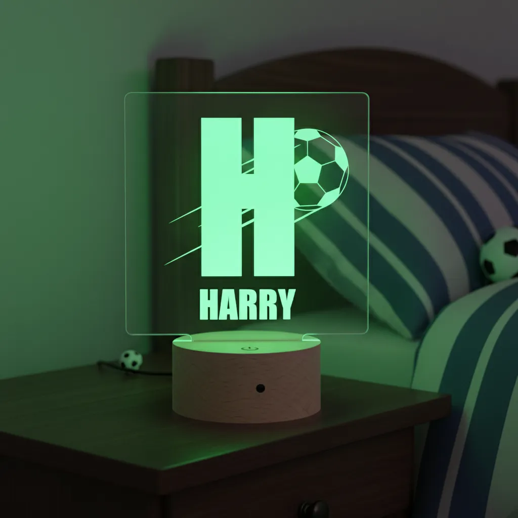 Boys' LED Night Light (3 Personalised Designs to Choose From) - Image 3