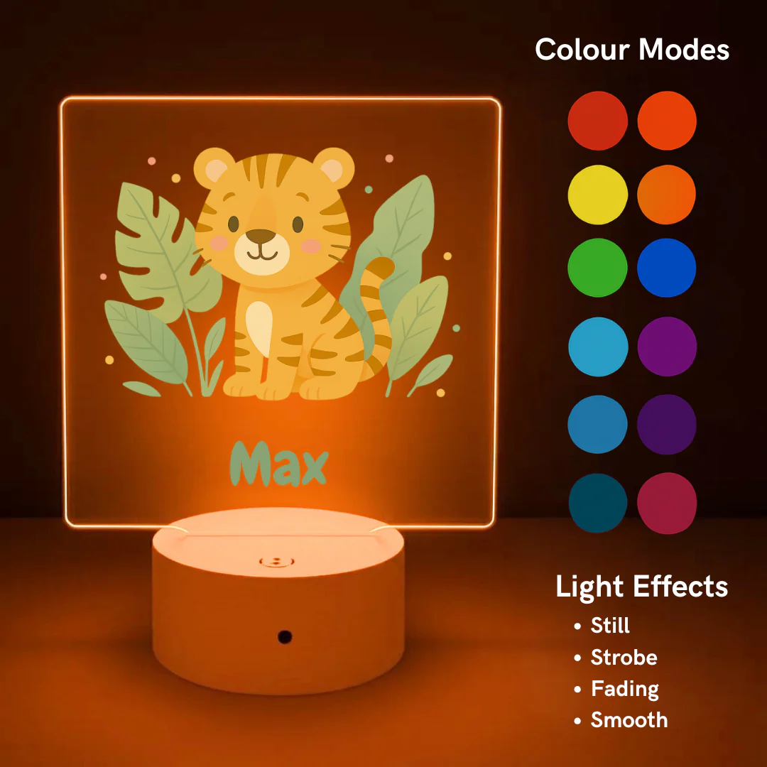 Boys' LED Night Light (3 Personalised Designs to Choose From) - Image 5
