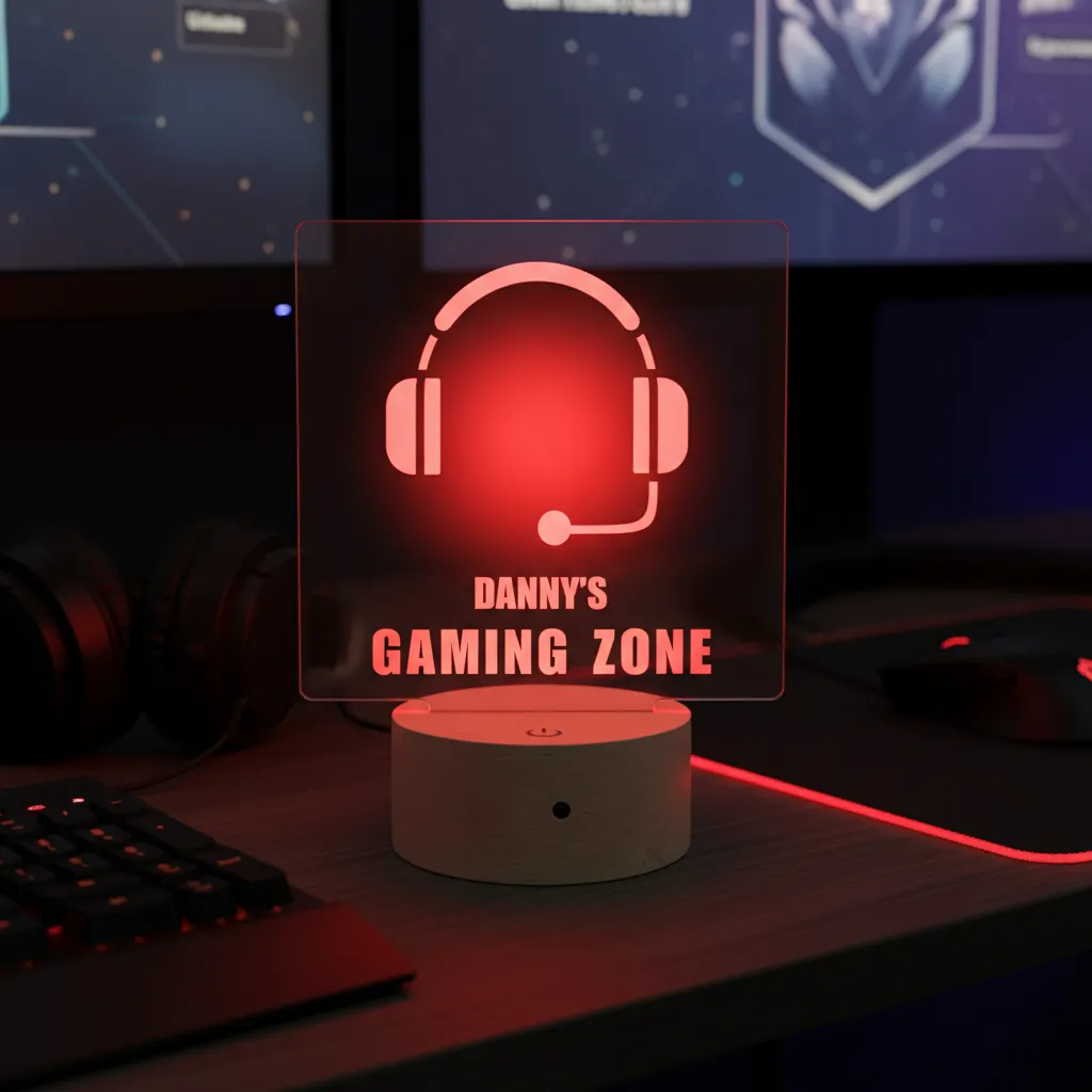 Boys' LED Night Light (3 Personalised Designs to Choose From) - Image 8