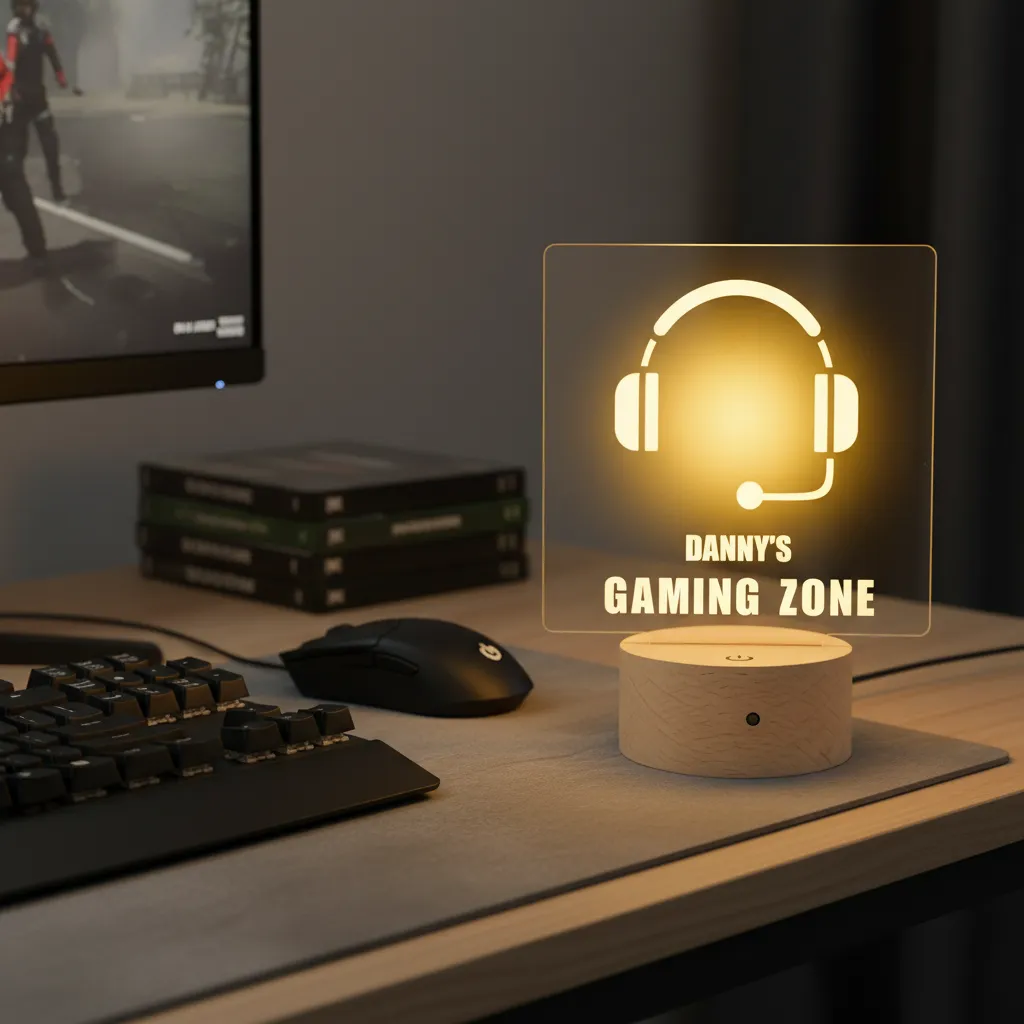 Boys' LED Night Light (3 Personalised Designs to Choose From) - Image 9