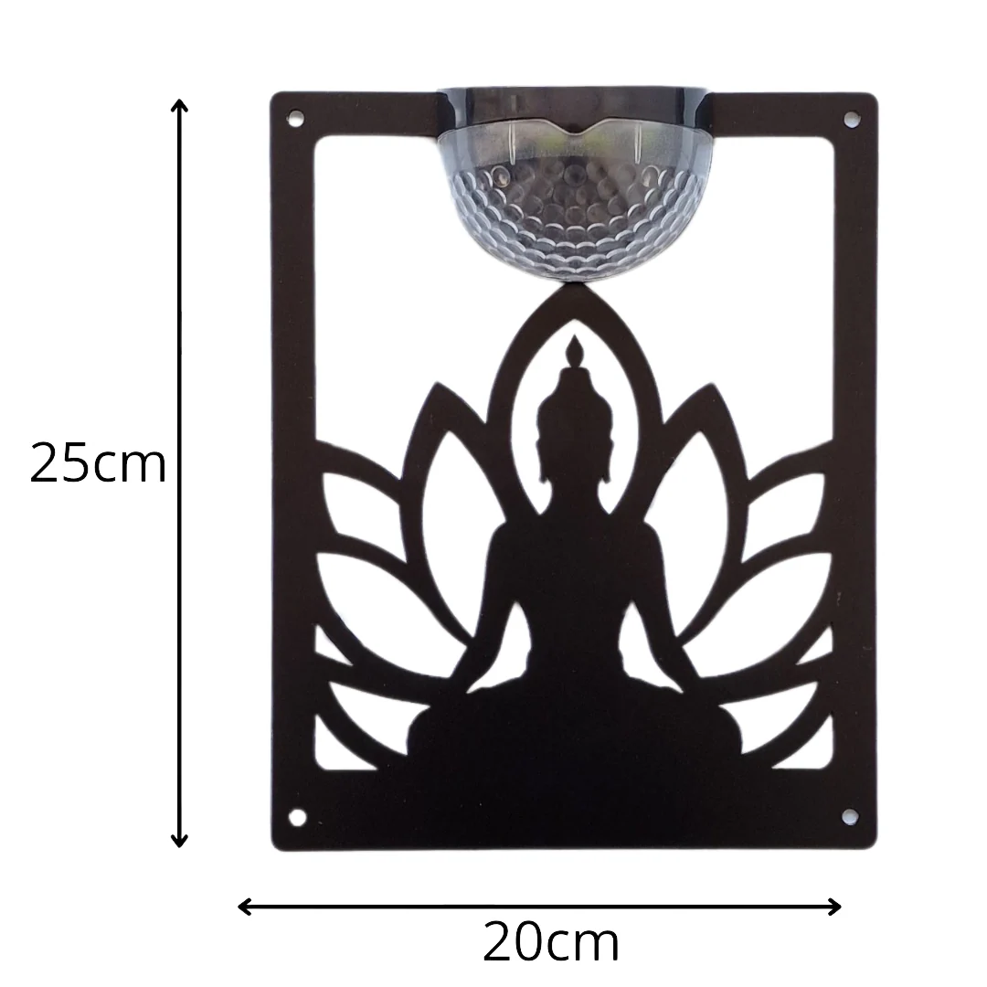 Buddha Solar Light Wall Plaque (You Can Personalise Me!) - Image 6