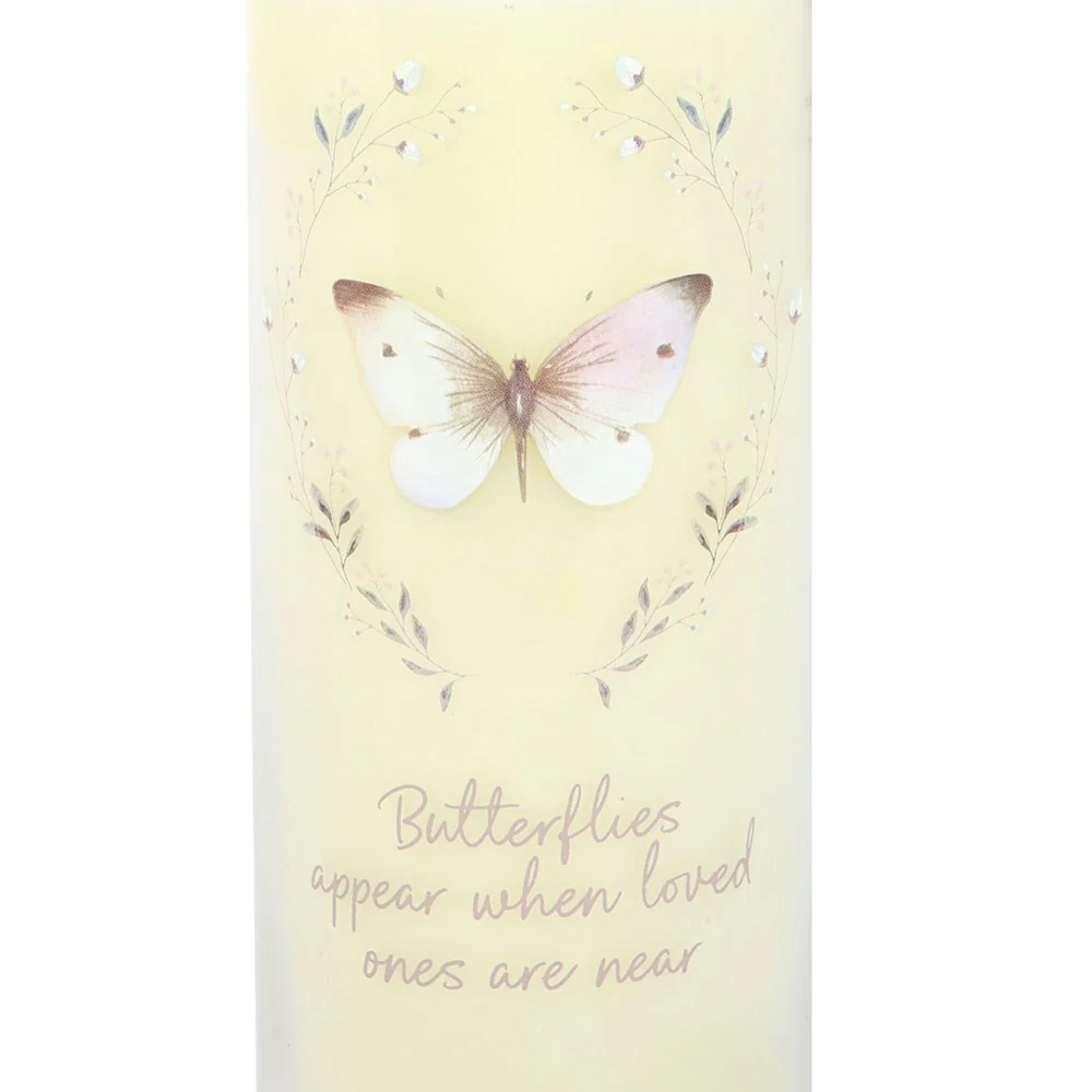 Imperfect Butterflies Appear Vanilla Tube Candle - Image 3