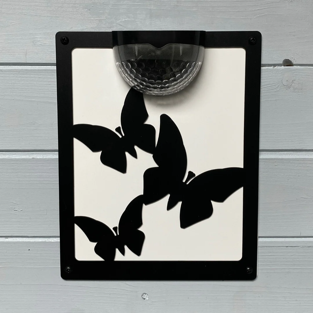 Butterfly Solar Light Wall Plaque - Image 10