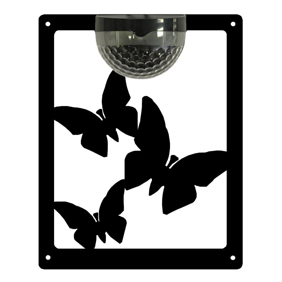 Butterfly Solar Light Wall Plaque - Image 13