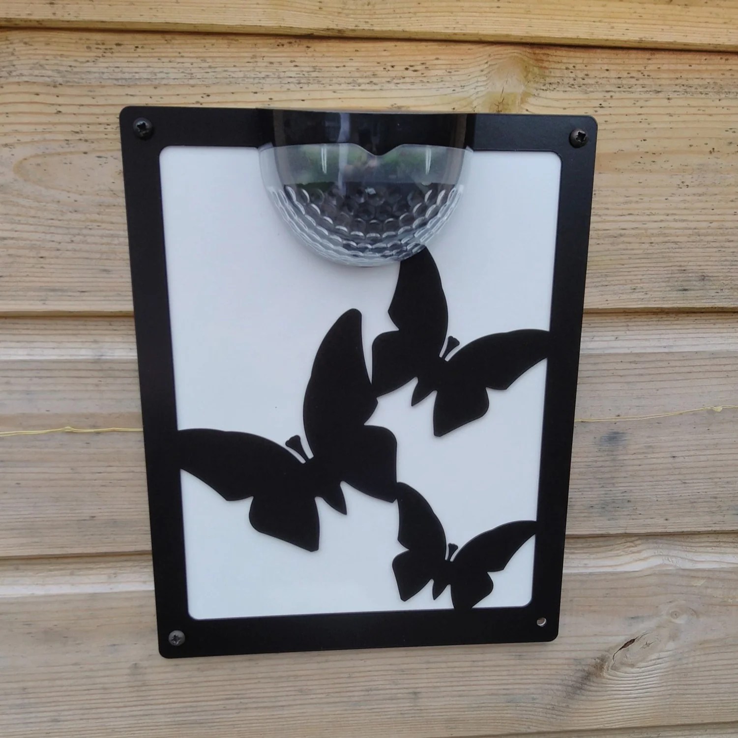 Butterfly Solar Light Wall Plaque - Image 8