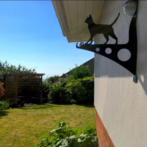 Solar Cat Garden Hanging Basket Bracket - Large - Image 10