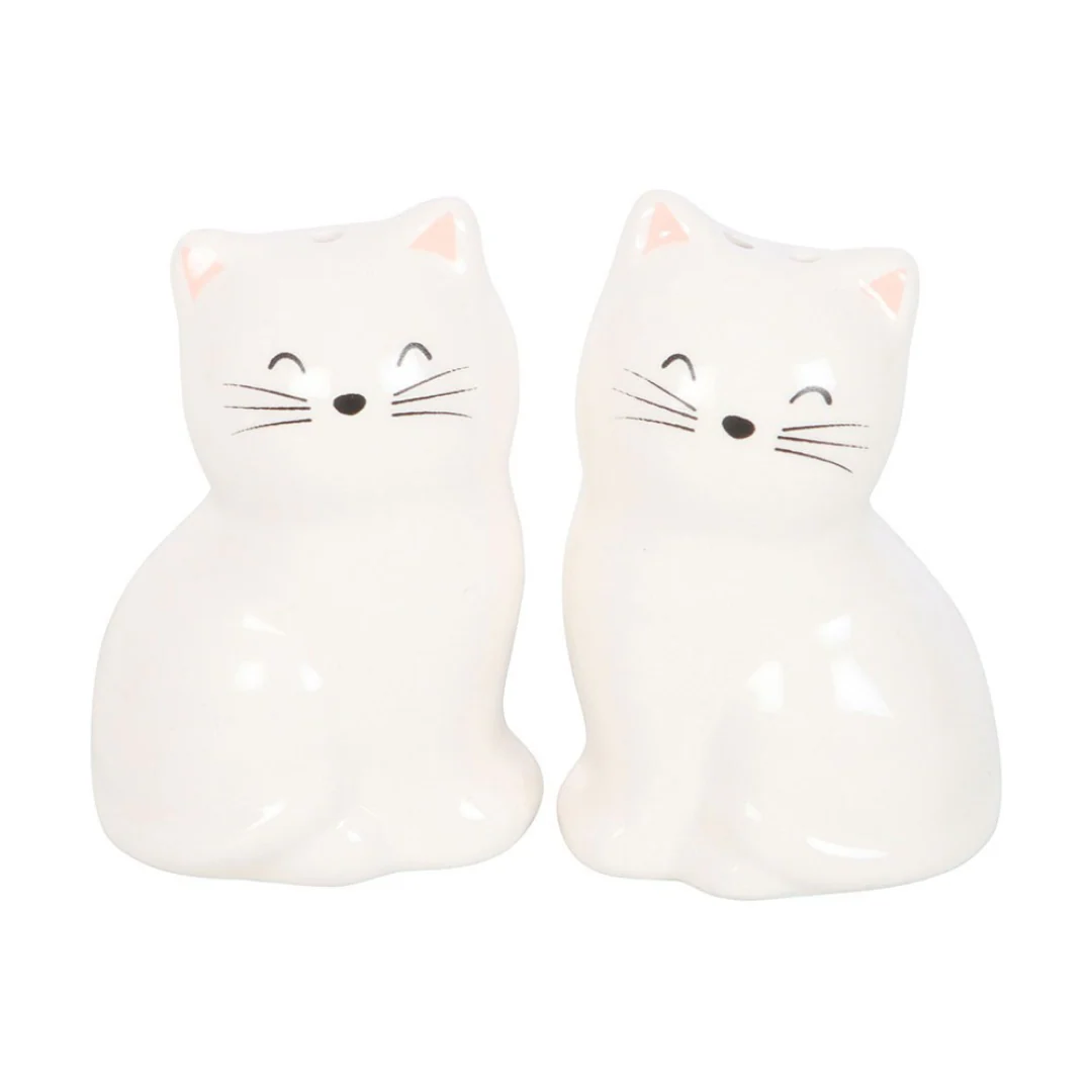 Cat Shaped Salt and Pepper Shakers - Image 2
