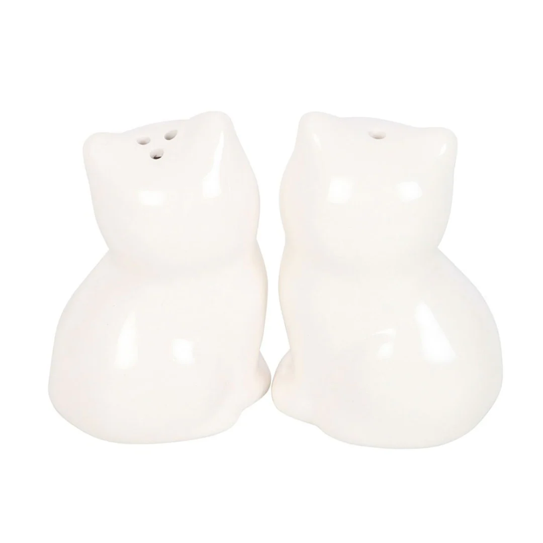 Cat Shaped Salt and Pepper Shakers - Image 3