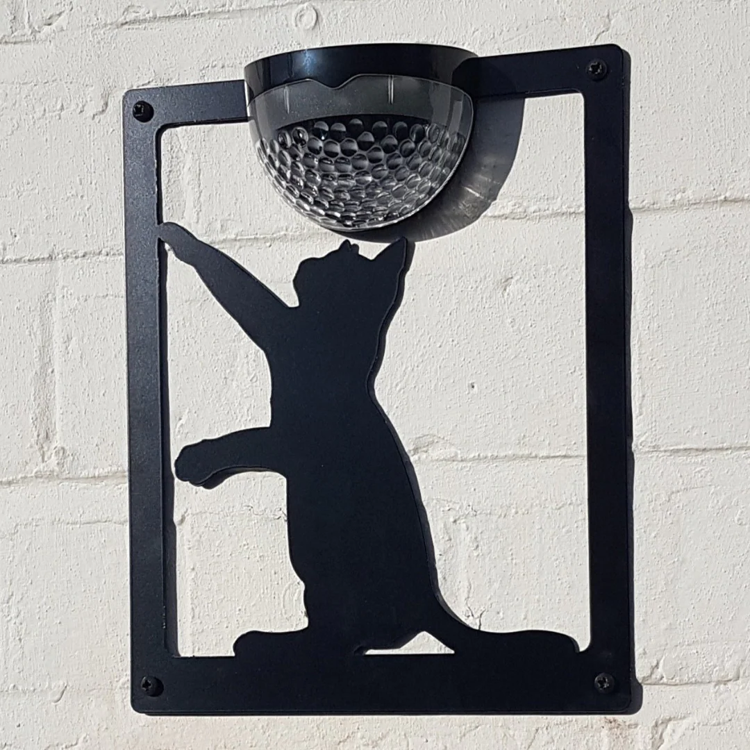 Cat Solar Light Wall Plaque - Image 10
