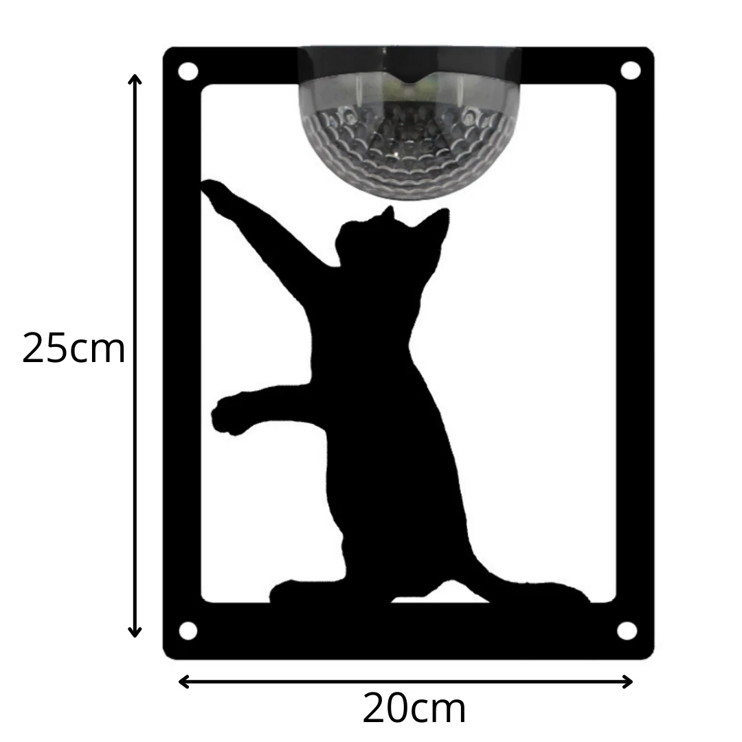 Cat Solar Light Wall Plaque - Image 12