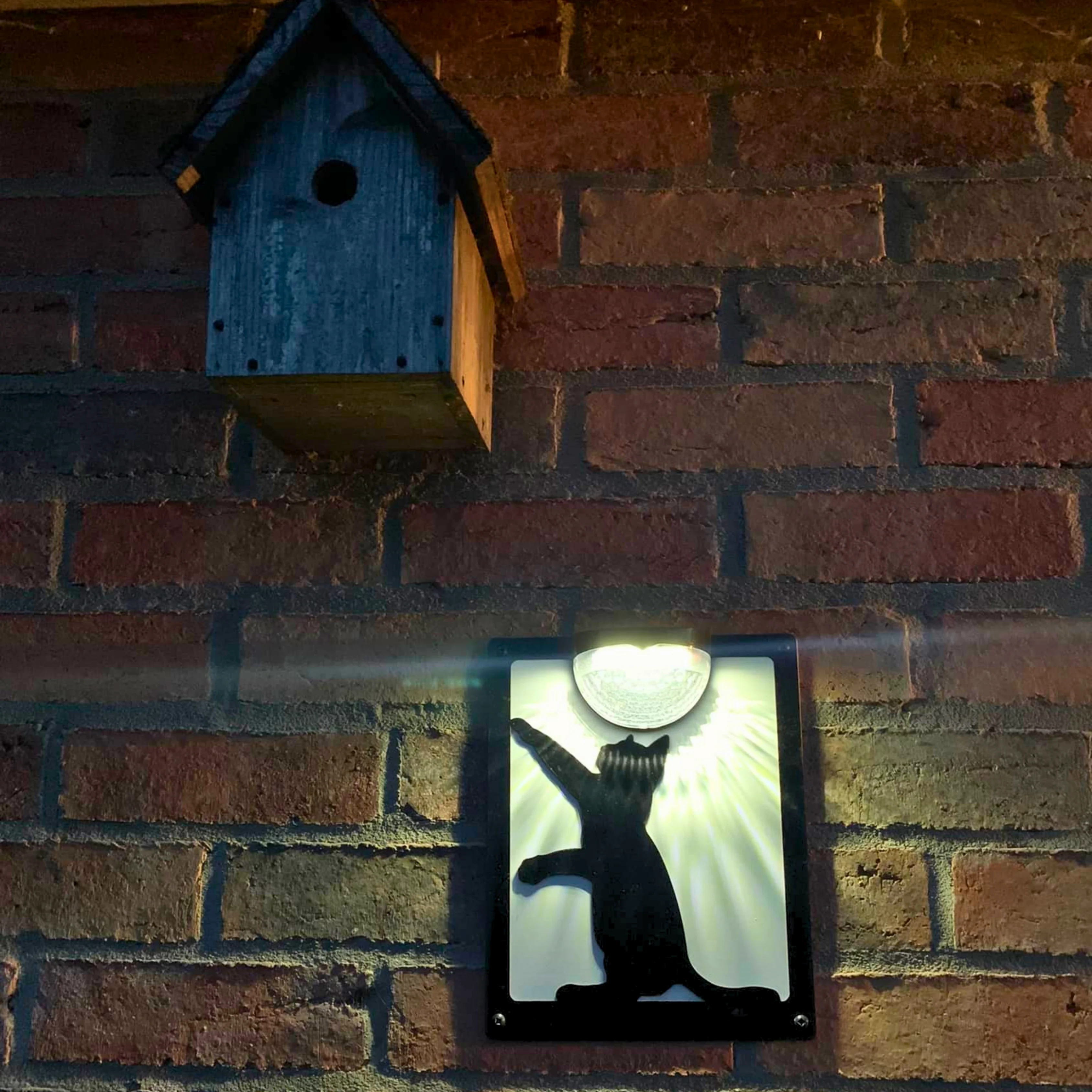 Cat Solar Light Wall Plaque - Image 7