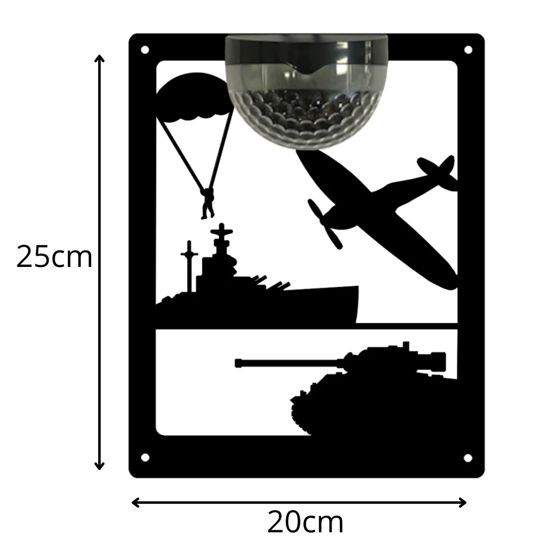 LIMITED EDITION D-Day Solar Light Wall Plaque - Image 10