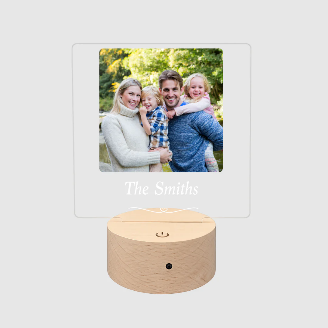 Family Photo LED Night Light (You Can Personalise Me!) - Image 11