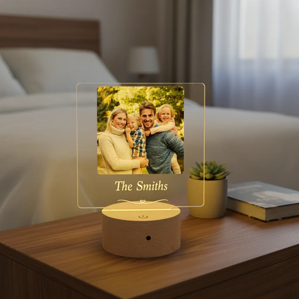Family Photo LED Night Light (You Can Personalise Me!) - Image 6
