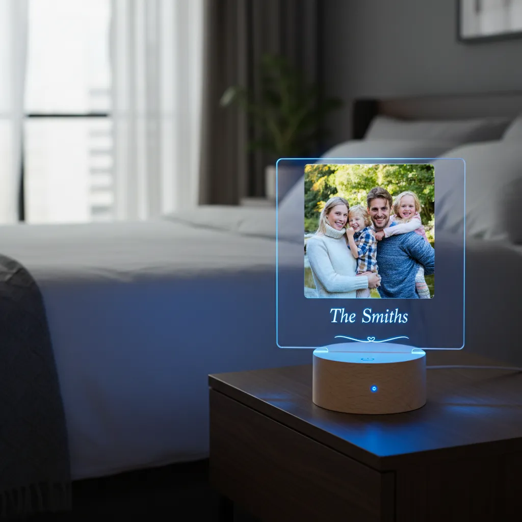 Family Photo LED Night Light (You Can Personalise Me!) - Image 7