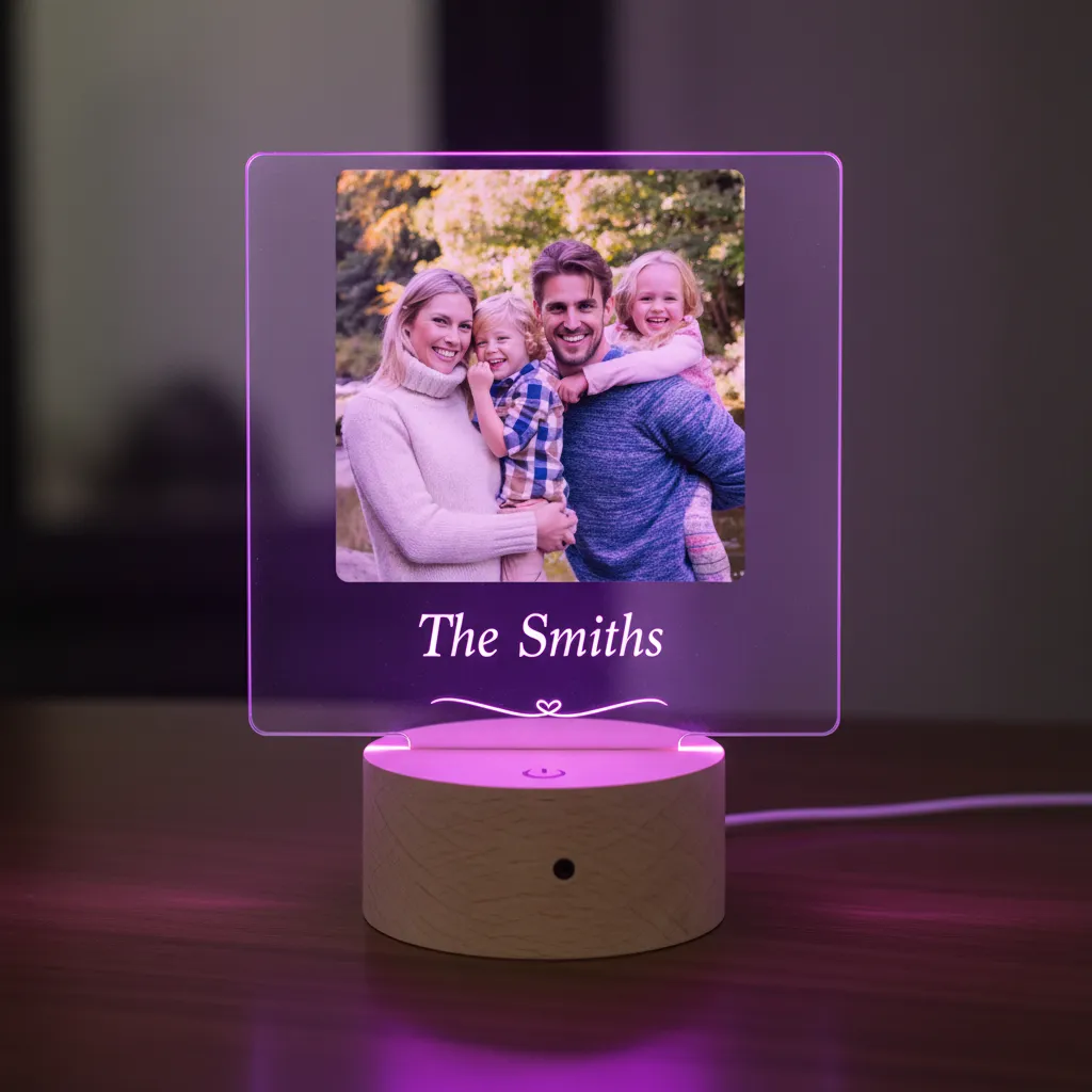 Family Photo LED Night Light (You Can Personalise Me!) - Image 8