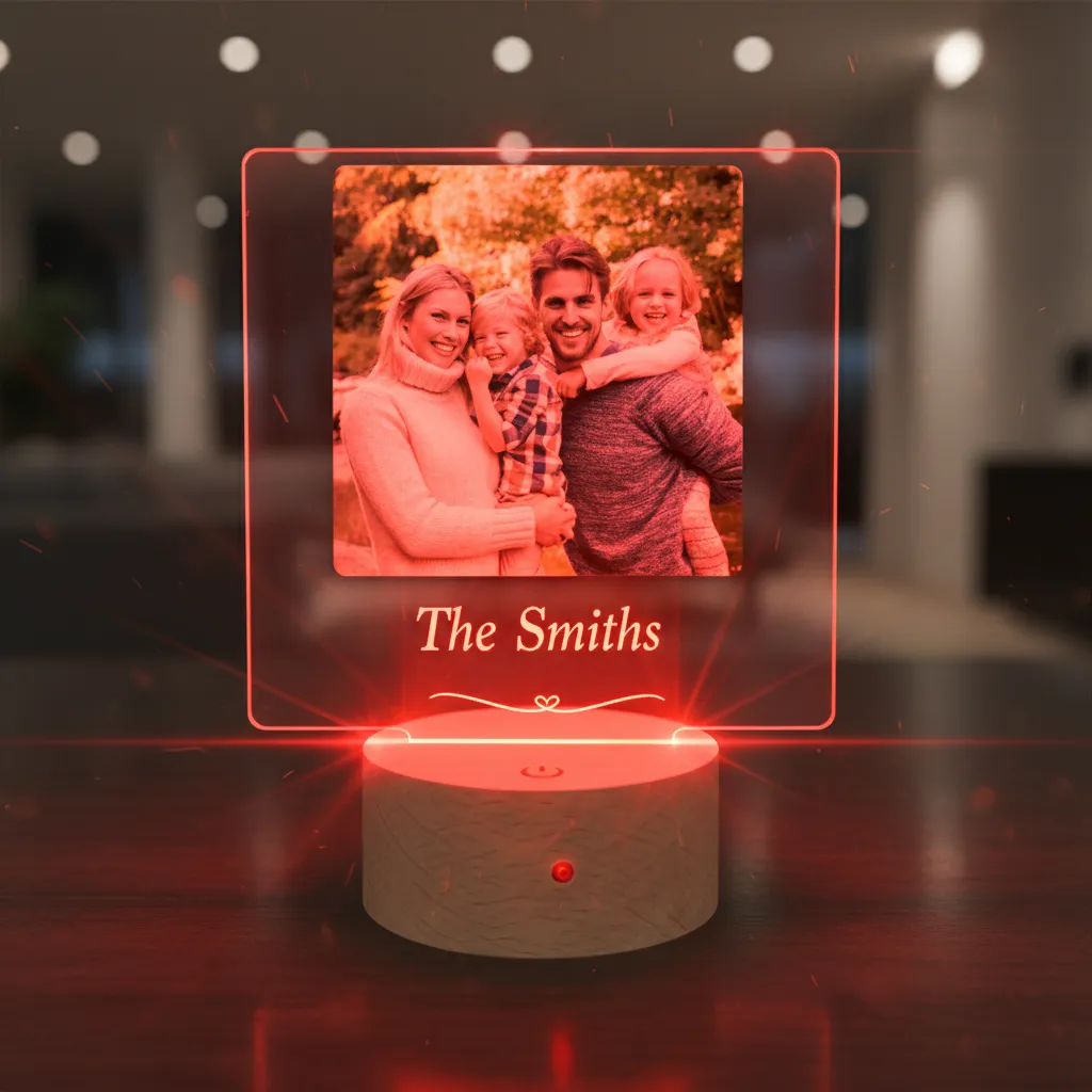 Family Photo LED Night Light (You Can Personalise Me!) - Image 9