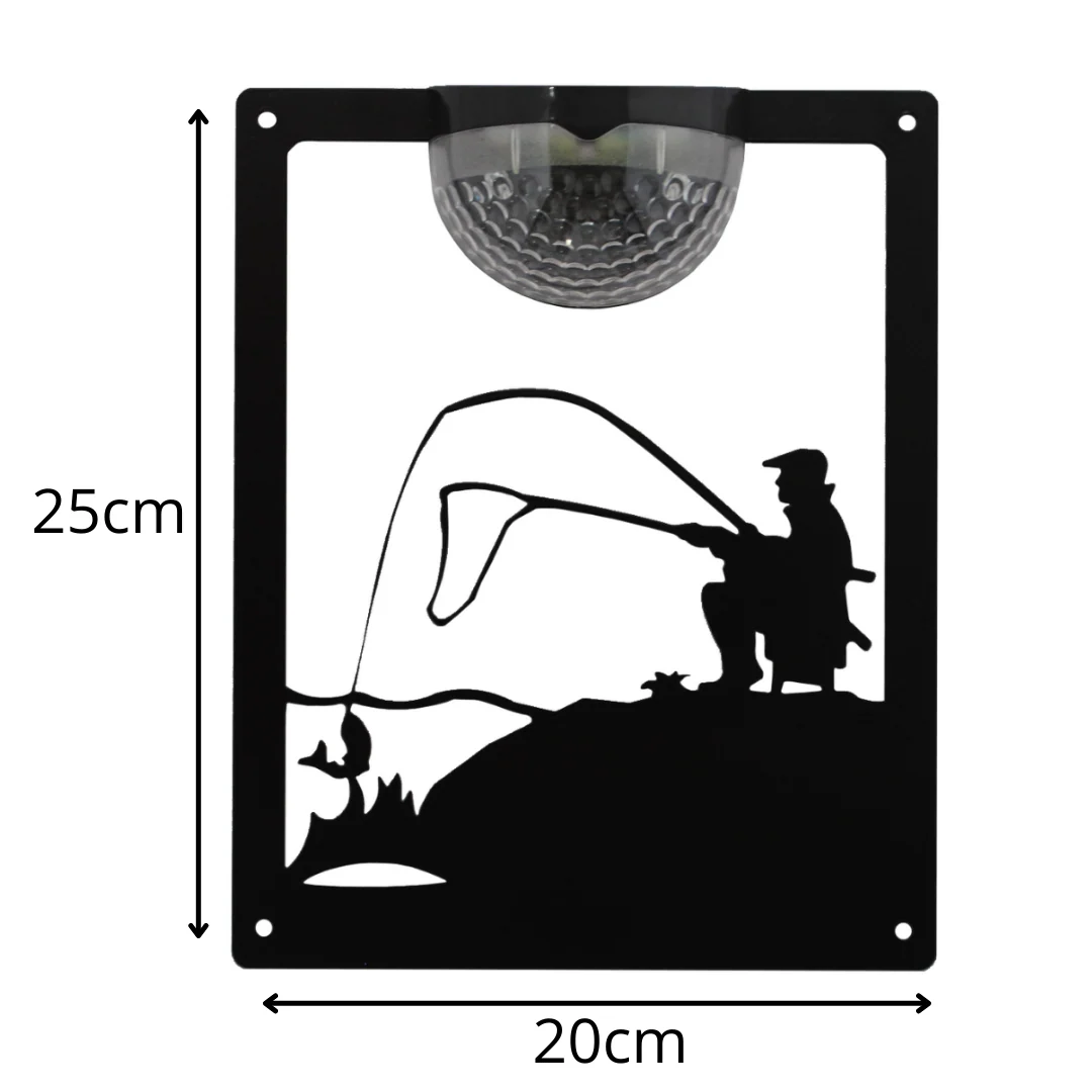 Fisherman Solar Light Wall Plaque - Image 10