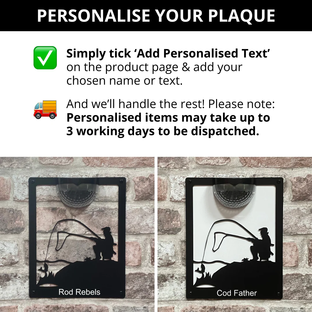 Fisherman Solar Light Wall Plaque - Image 5