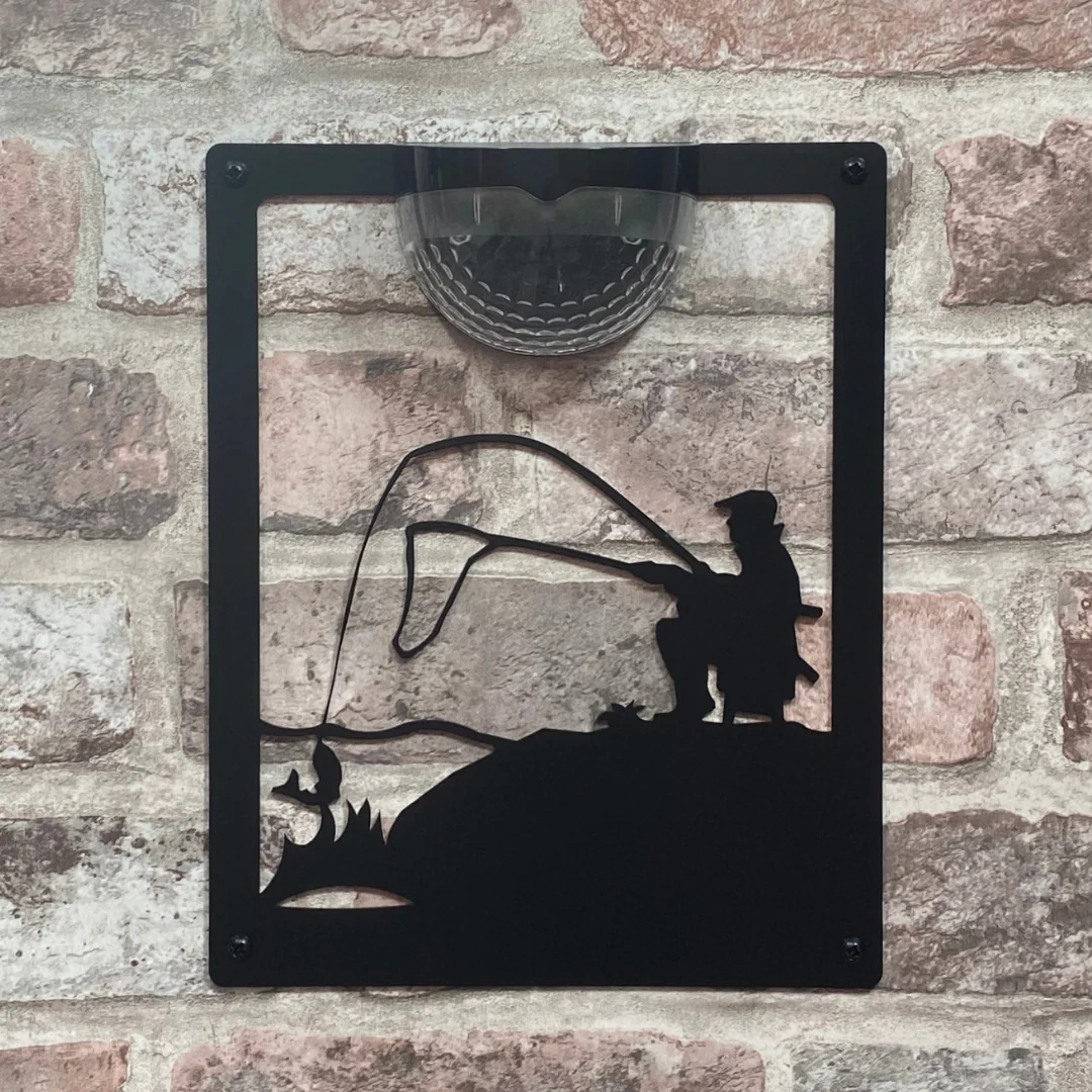 Fisherman Solar Light Wall Plaque - Image 7