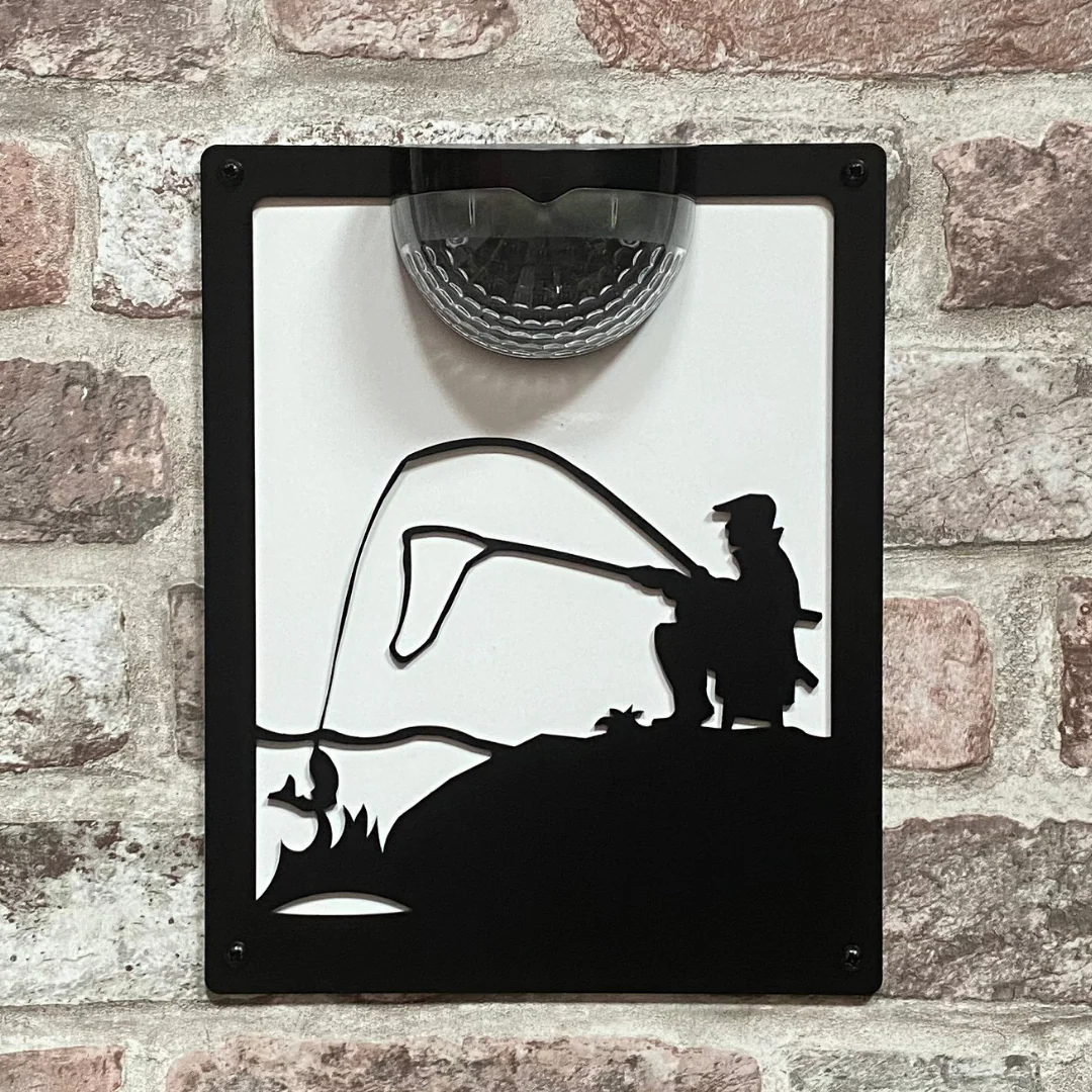Fisherman Solar Light Wall Plaque - Image 8