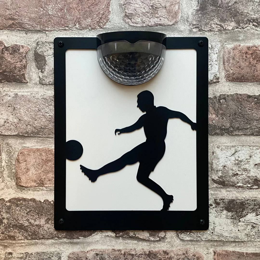 Footballer Solar Light Wall Plaque - Image 7