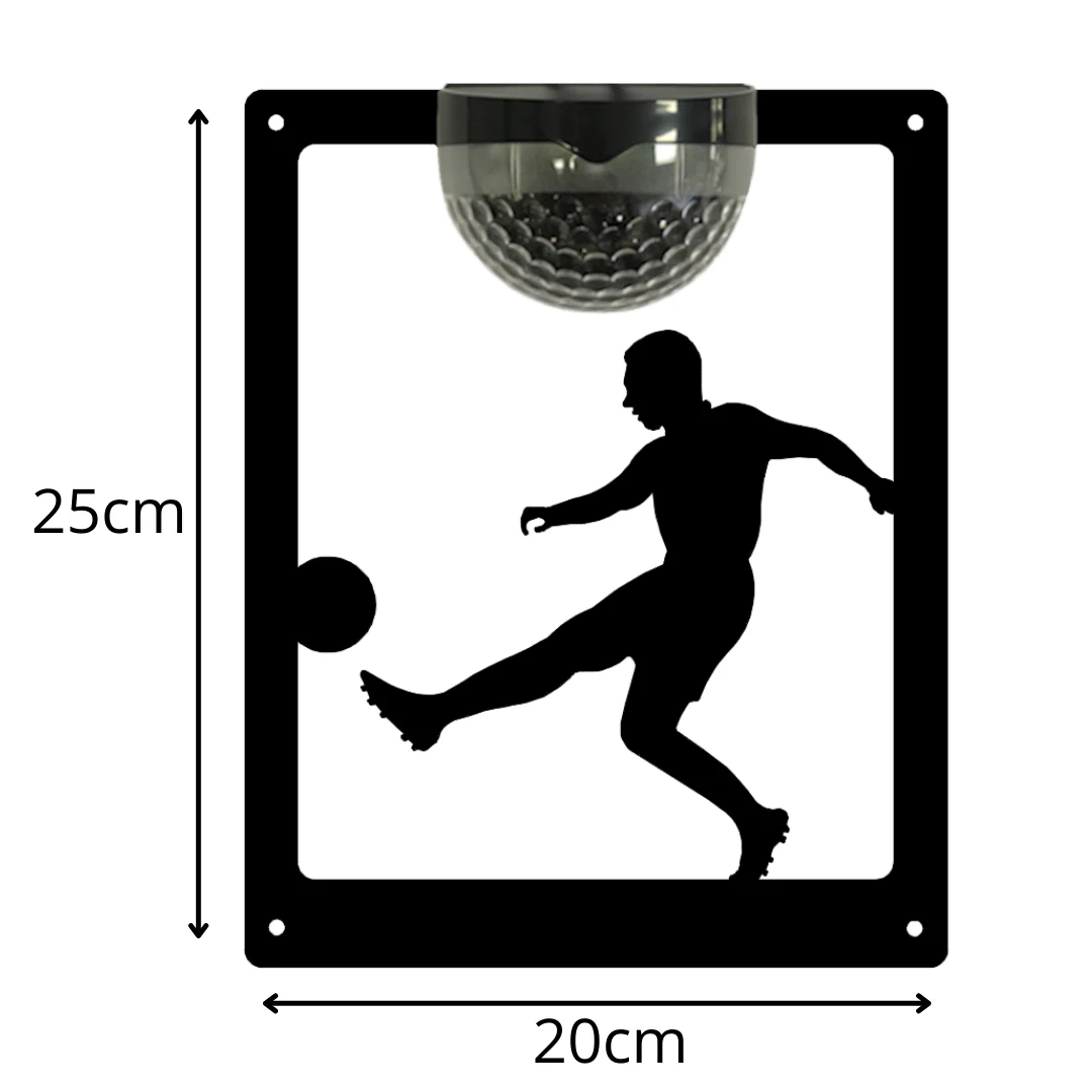 Footballer Solar Light Wall Plaque - Image 9