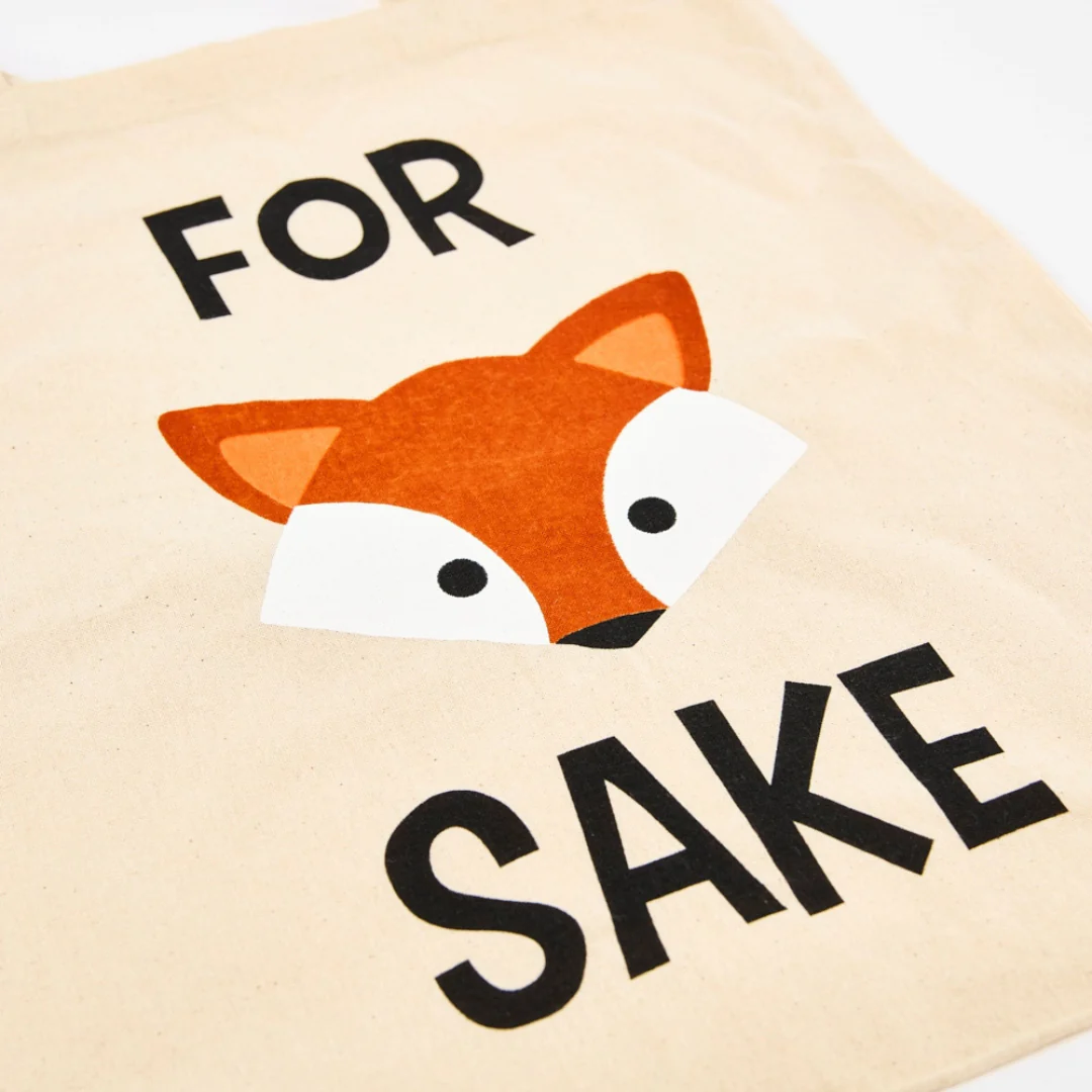 For Fox Sake Tote Bag - Image 2