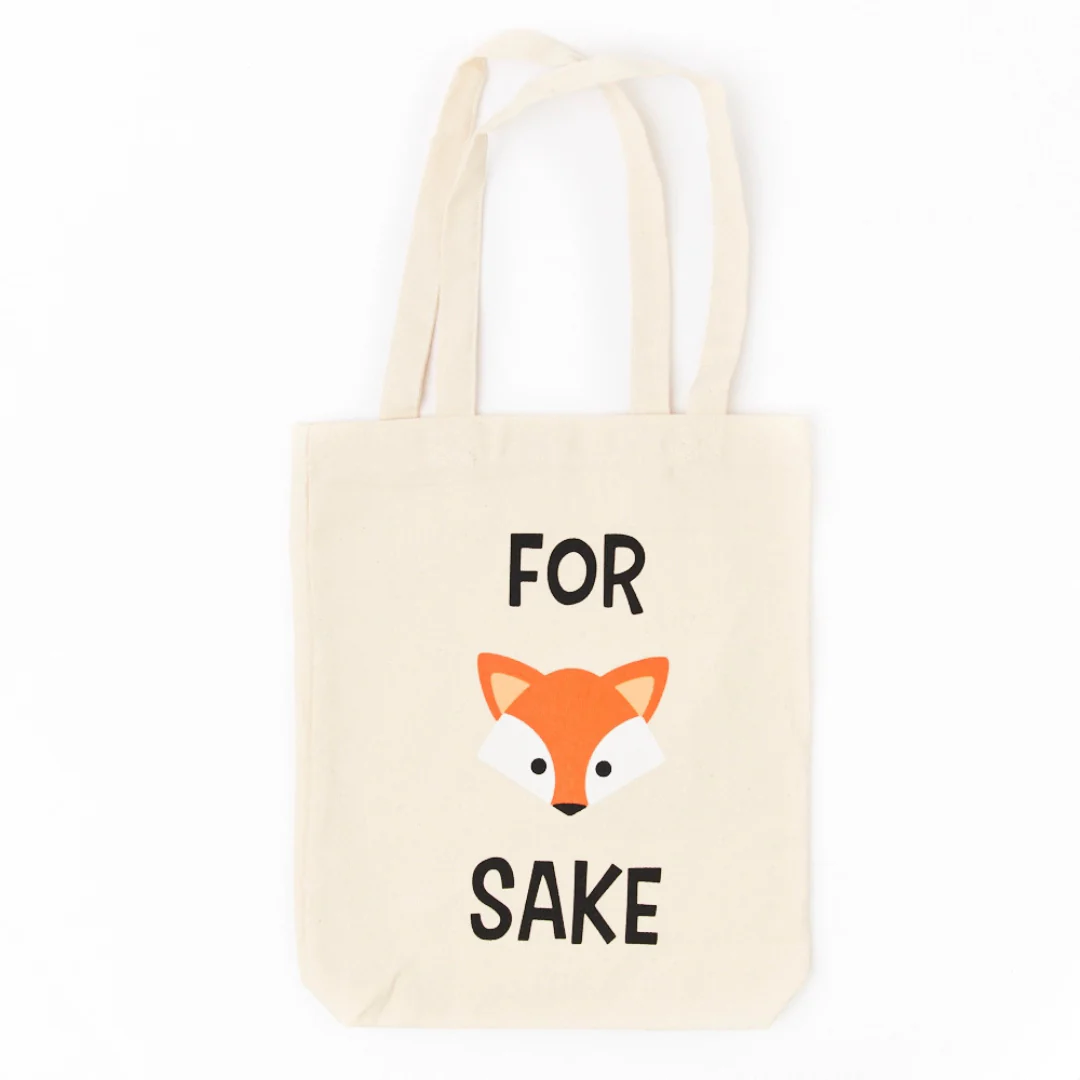 For Fox Sake Tote Bag - Image 3