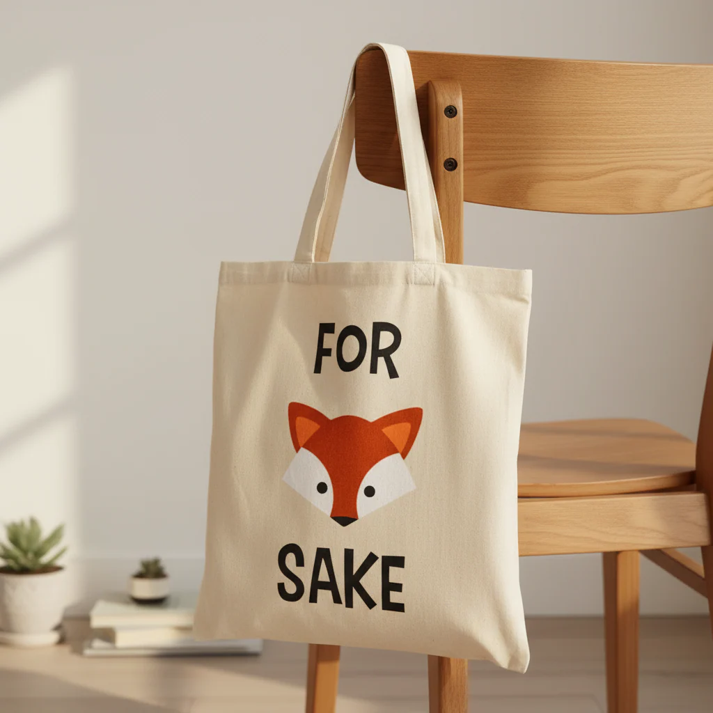 For Fox Sake Tote Bag - Image 5