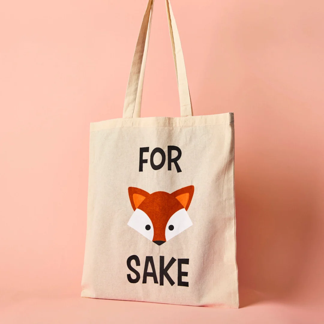 For Fox Sake Tote Bag - Image 6