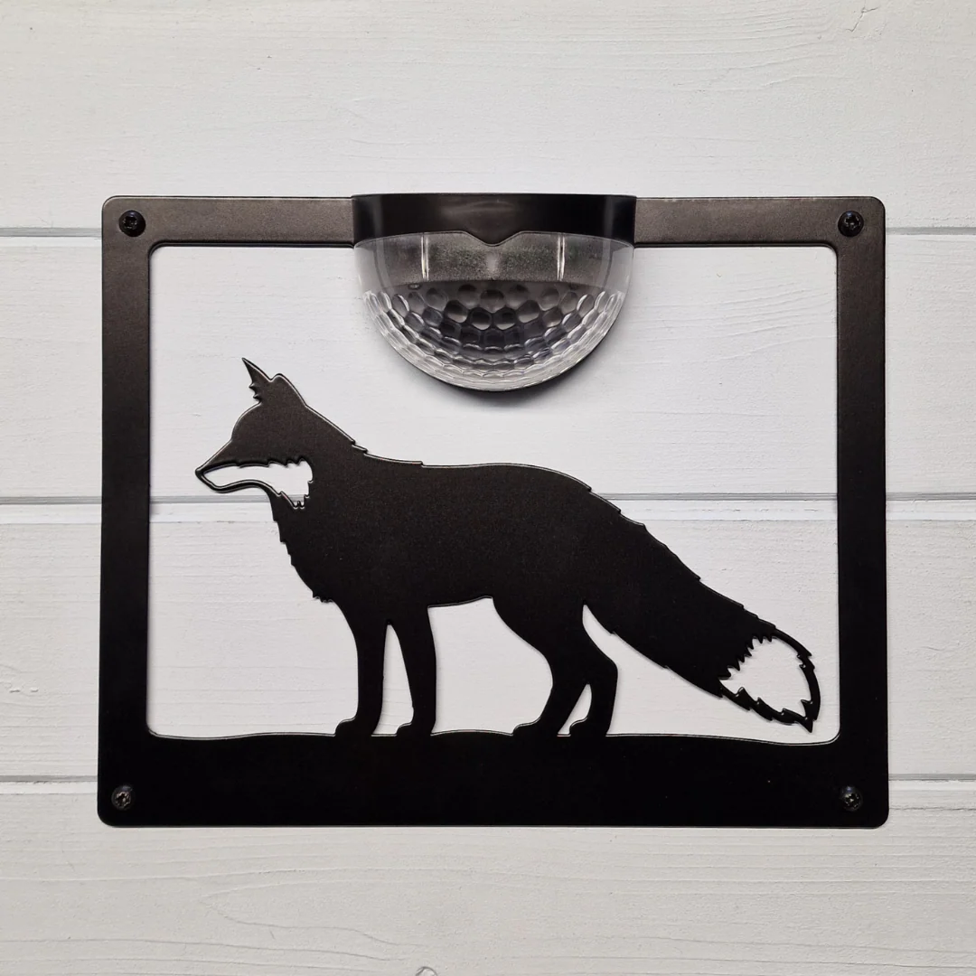 Fox Solar Light Wall Plaque - Image 3