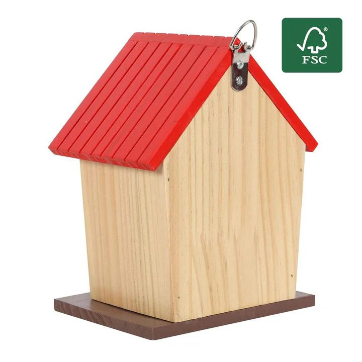 Robin Wooden Garden Bird House - Image 3