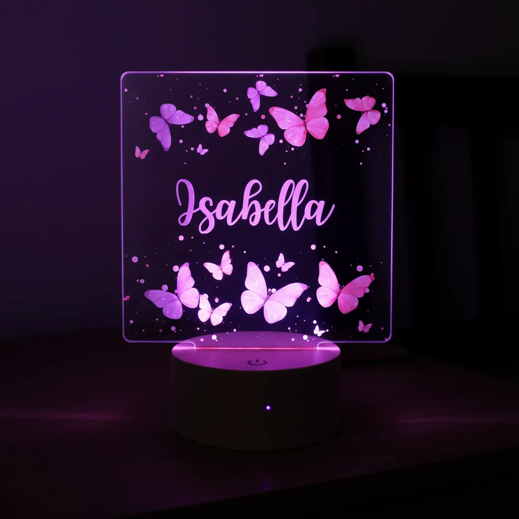 Girls' LED Night Lights (3 Personalised Designs to Choose From) - Image 12