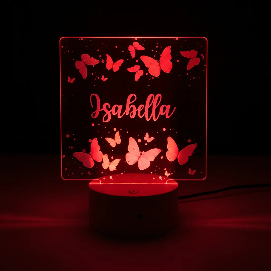 Girls' LED Night Lights (3 Personalised Designs to Choose From) - Image 14