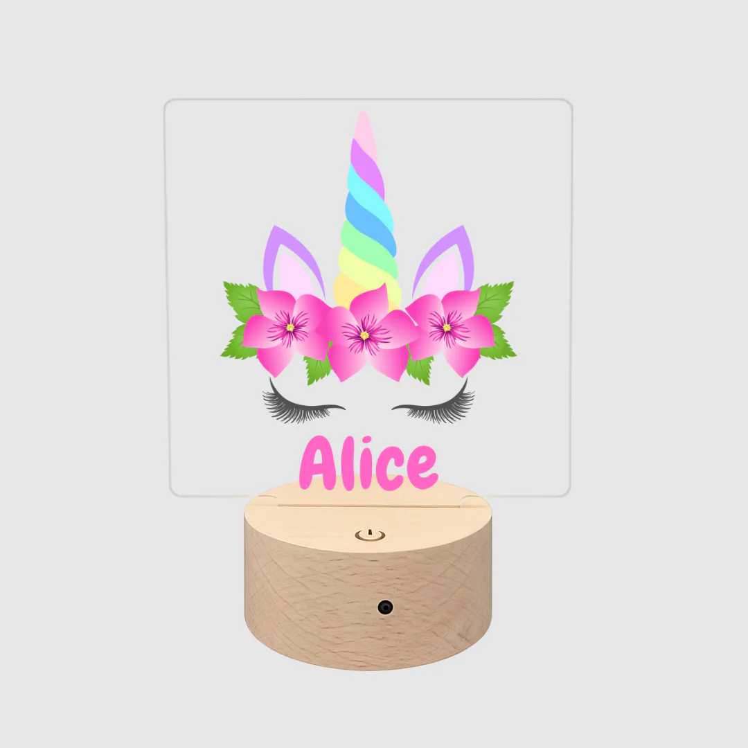 Girls' LED Night Lights (3 Personalised Designs to Choose From) - Image 16