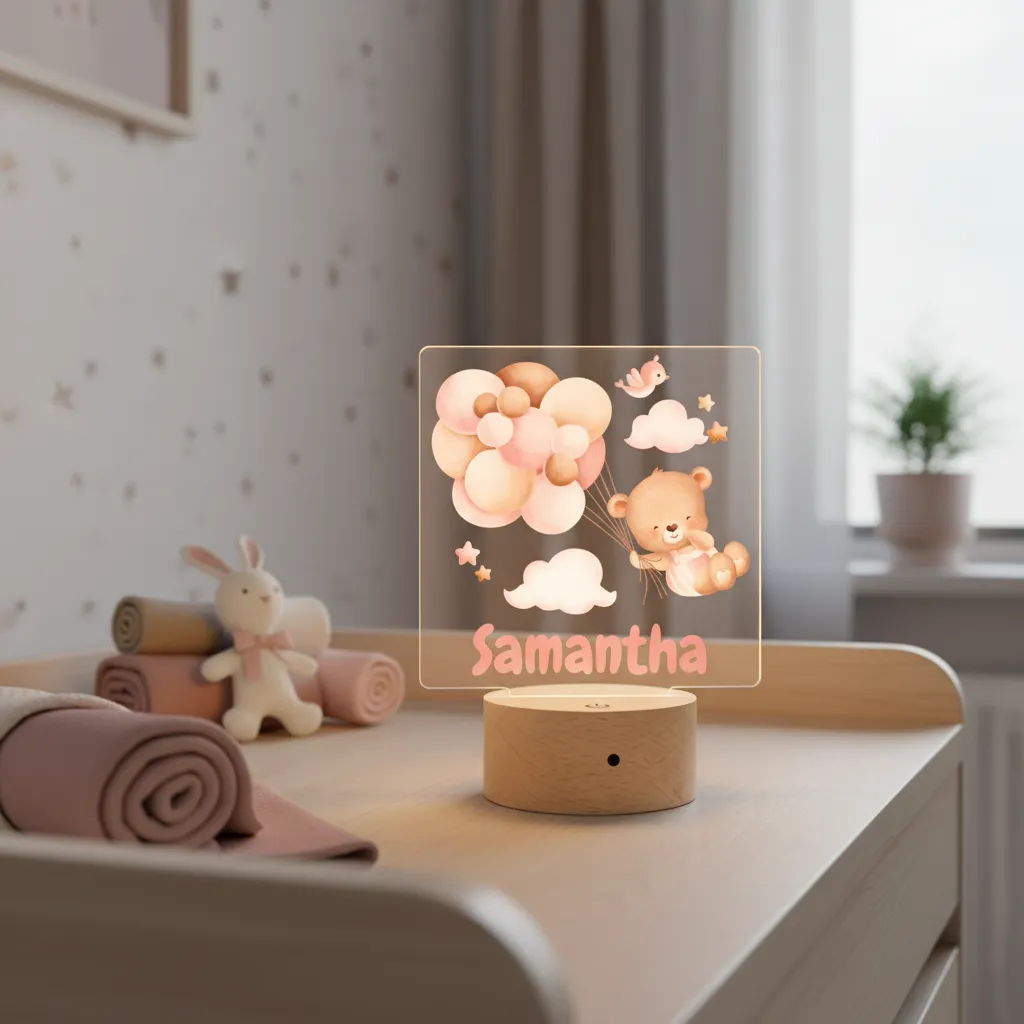 Girls' LED Night Lights (3 Personalised Designs to Choose From) - Image 6